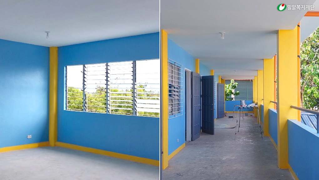 이바바오 초등학교 교실, 복도.jpg