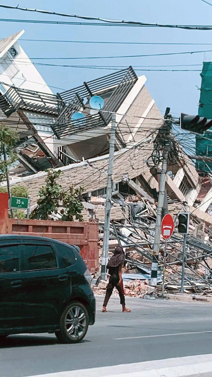 규모 7.7의 강진으로 피해를 입은 미얀마 (사진제공