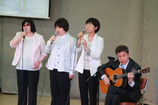 성덕중앙교회 나눔예배 진행