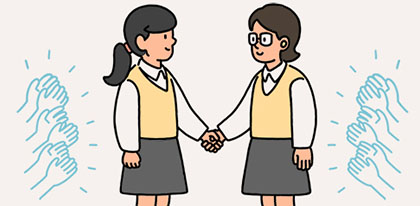 [밀알툰 14화] 우리 꼭 발표하자