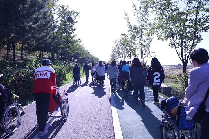 장애인과 비장애인의 아름다운 동행, 2014 안산시 장애인 합동 걷기대회